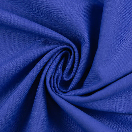 Baumwollwebware | Uni | Royalblau