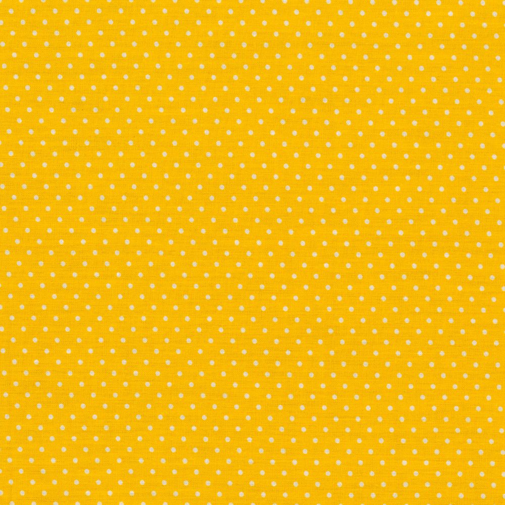 Baumwollwebware | Pünktchen | Gelb