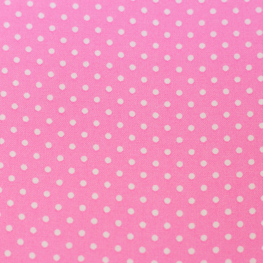 Baumwollwebware | Pünktchen | Rosa
