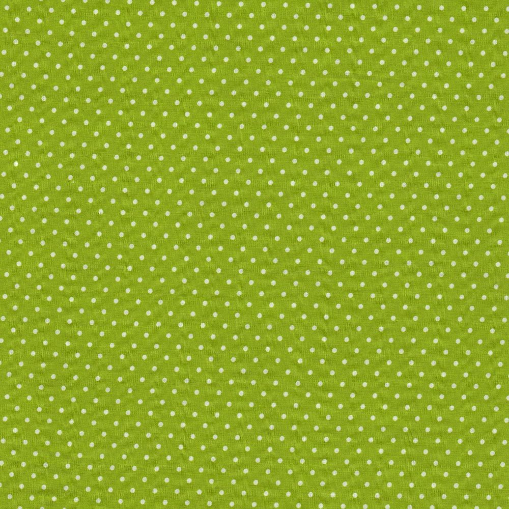 Baumwollwebware | Pünktchen | Grün