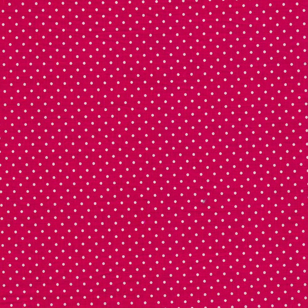 Baumwollwebware | Pünktchen | Pink
