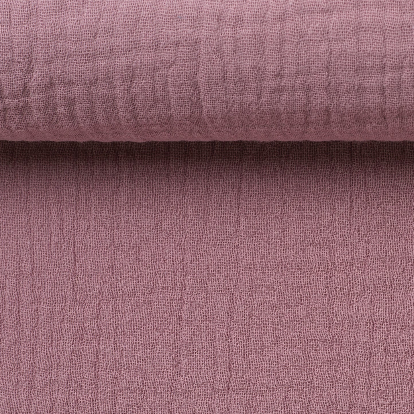 Musselin | Uni | Altrosa