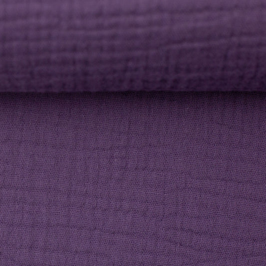 Musselin | Uni | Lila