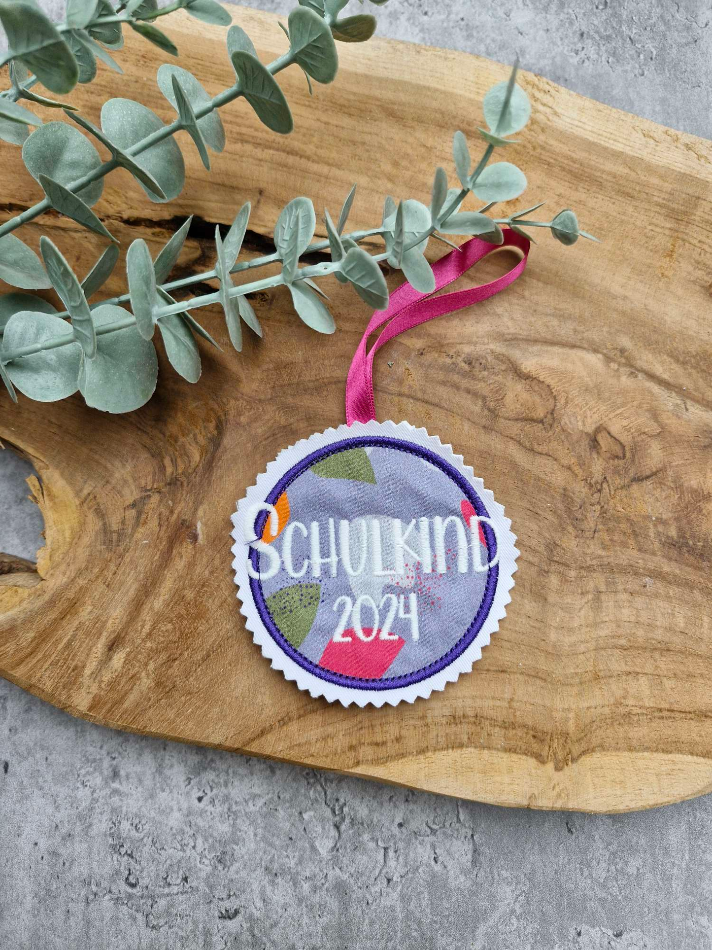 Applikation Aufnäher Button Klettie | Schulkind 2025 | BlütenzauBär