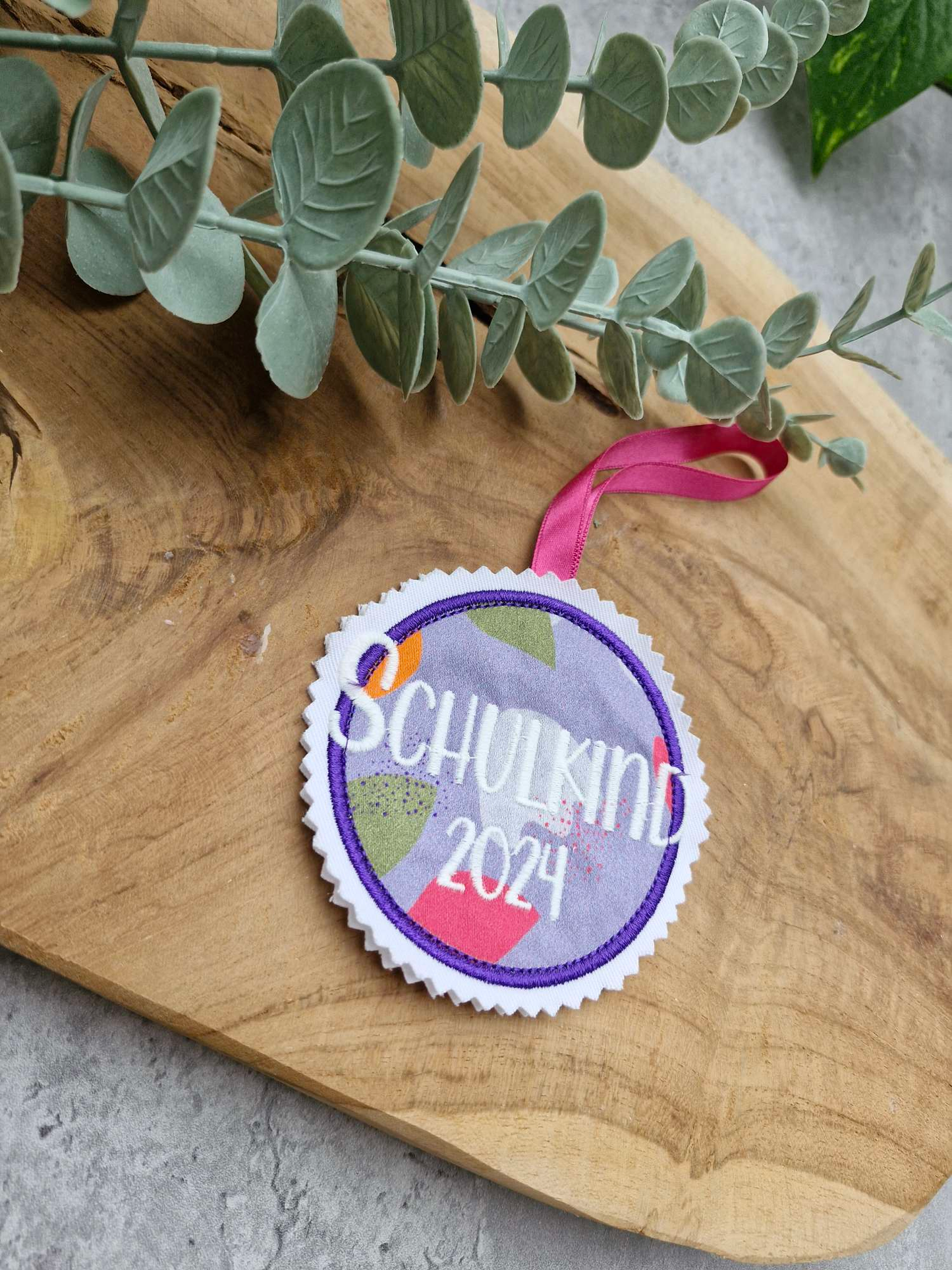 Applikation Aufnäher Button Klettie | Schulkind 2025 | BlütenzauBär