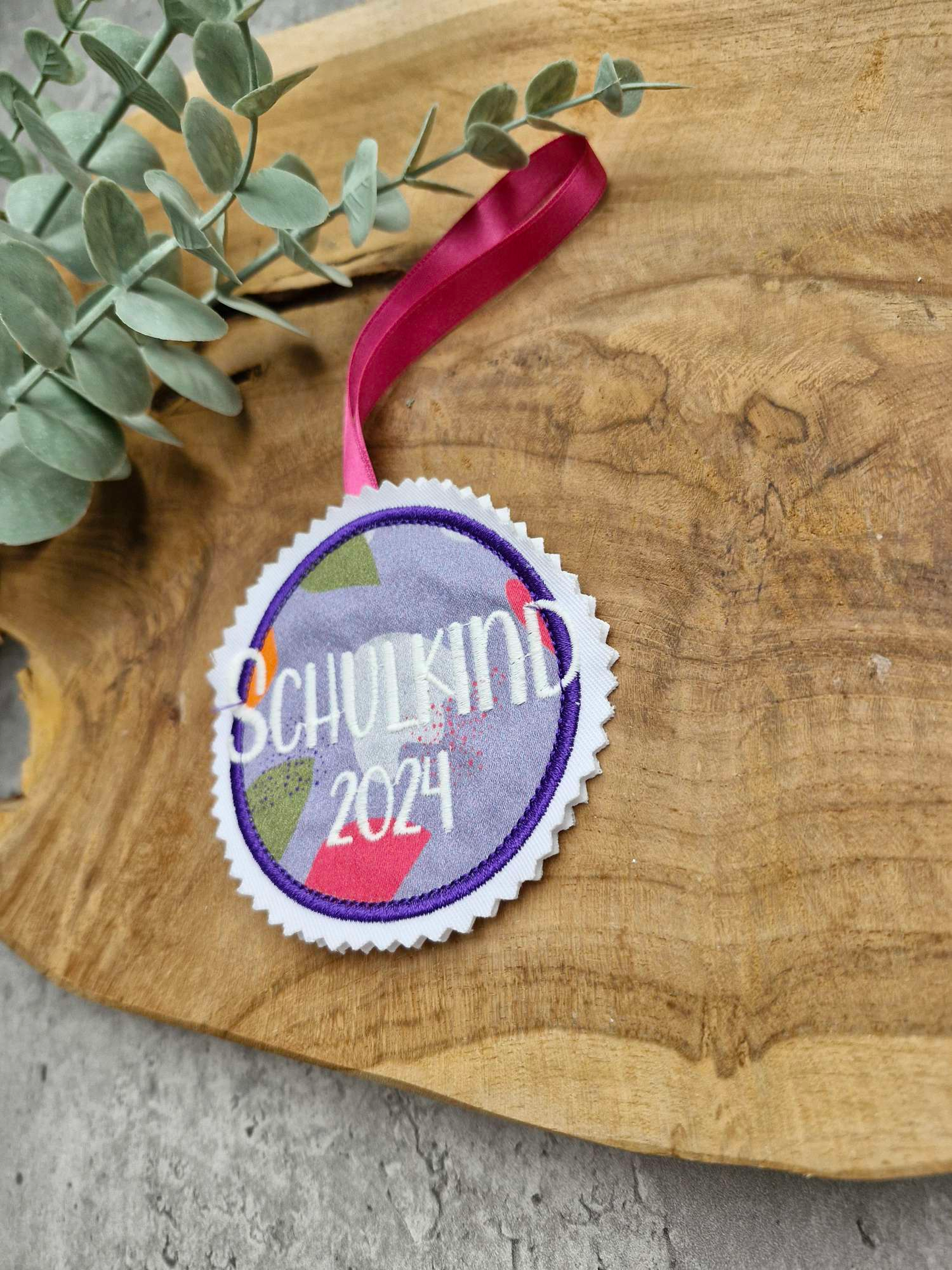 Applikation Aufnäher Button Klettie | Schulkind 2025 | BlütenzauBär