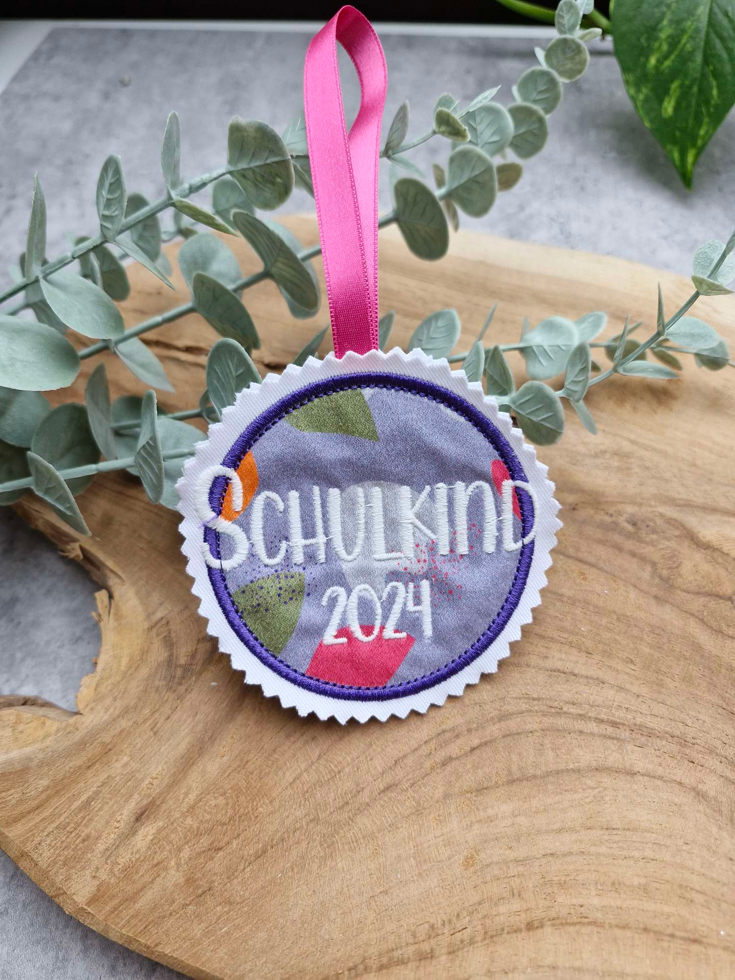 Applikation Aufnäher Button Klettie | Schulkind 2025 | BlütenzauBär