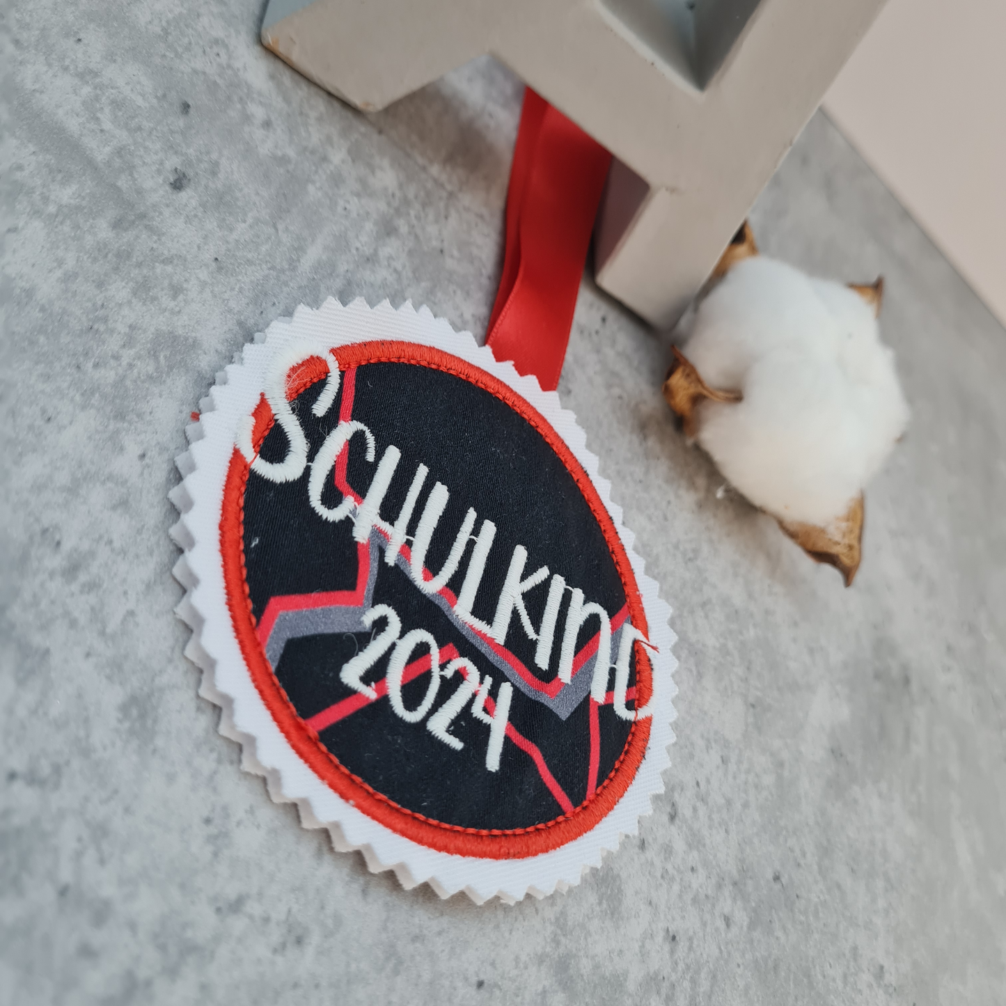 Applikation Aufnäher Button Klettie | Schulkind 2025 | Ninja Yuma