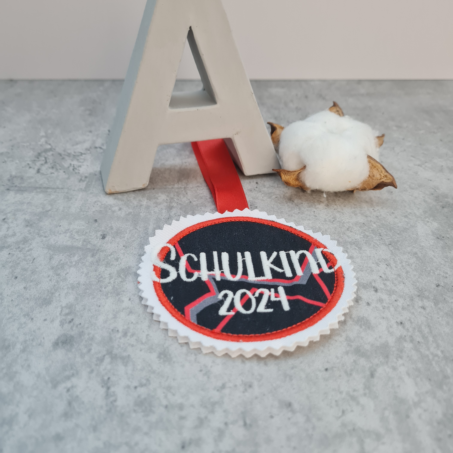 Applikation Aufnäher Button Klettie | Schulkind 2025 | Ninja Yuma