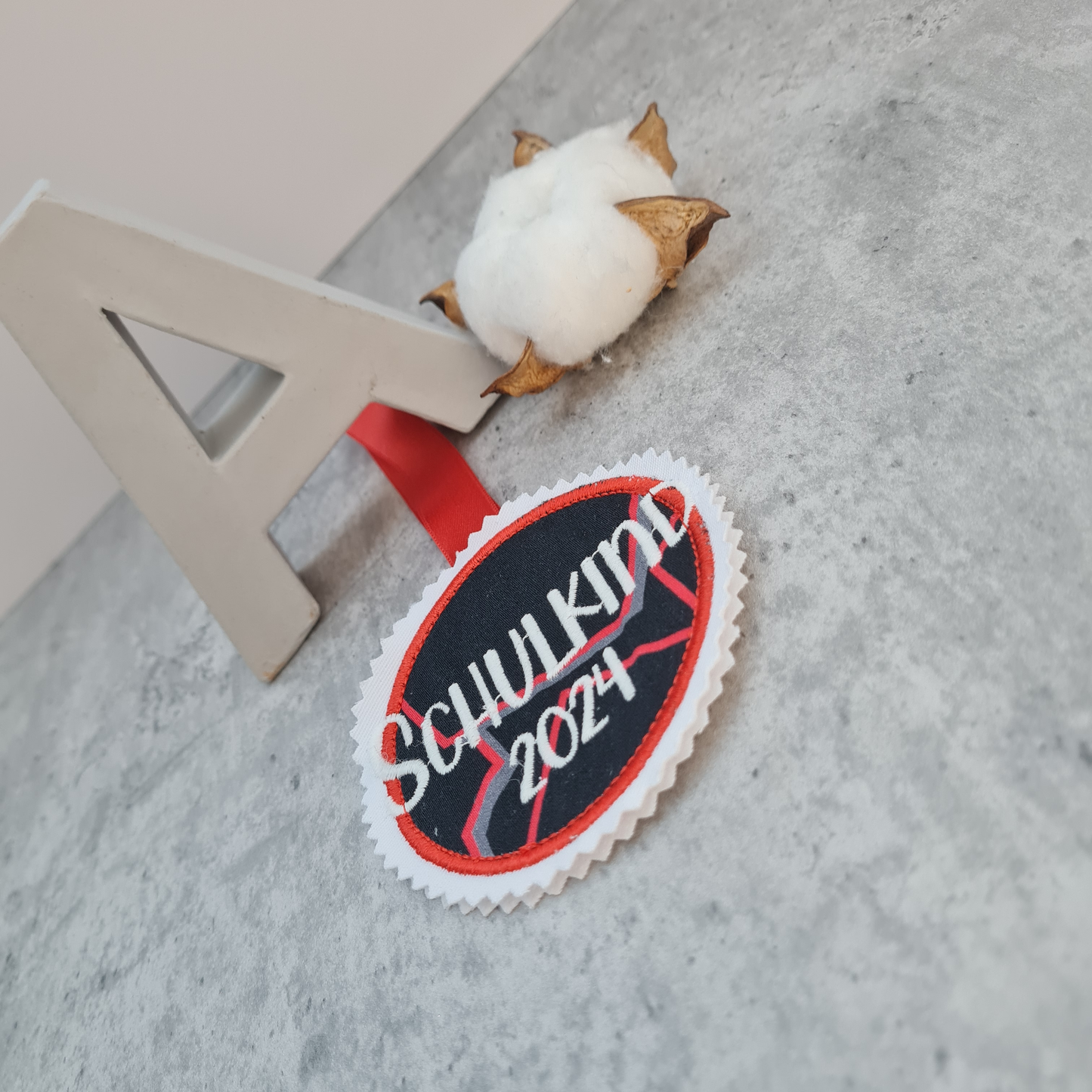 Applikation Aufnäher Button Klettie | Schulkind 2025 | Ninja Yuma