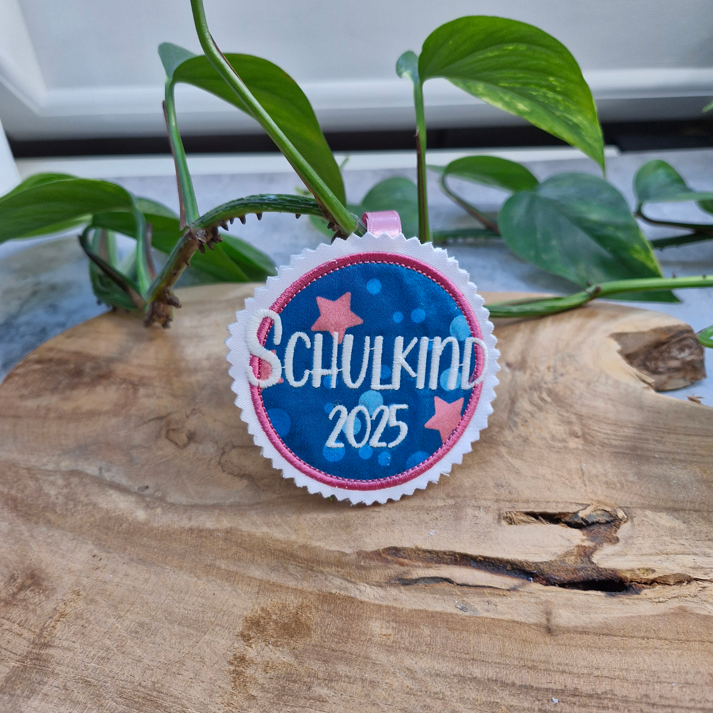 Applikation Aufnäher Button Klettie | Schulkind 2025 | Mermaid Lola