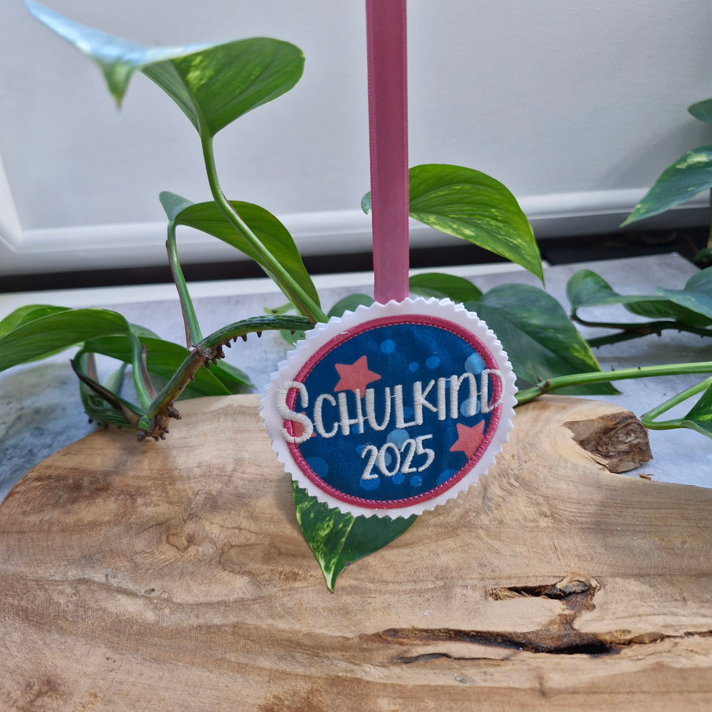 Applikation Aufnäher Button Klettie | Schulkind 2025 | Mermaid Lola