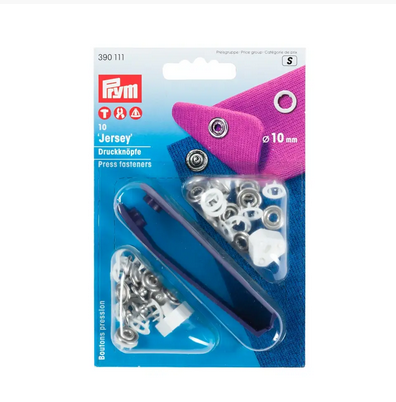 Druckknöpfe | Jersey | 10mm | weiß | Prym