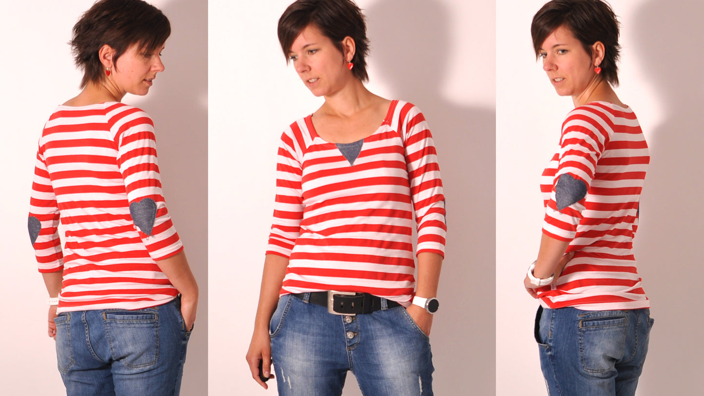 Schnittmuster | RAGLAN.shirt4us | Gr. XS - XXXL | Leni PePunkt