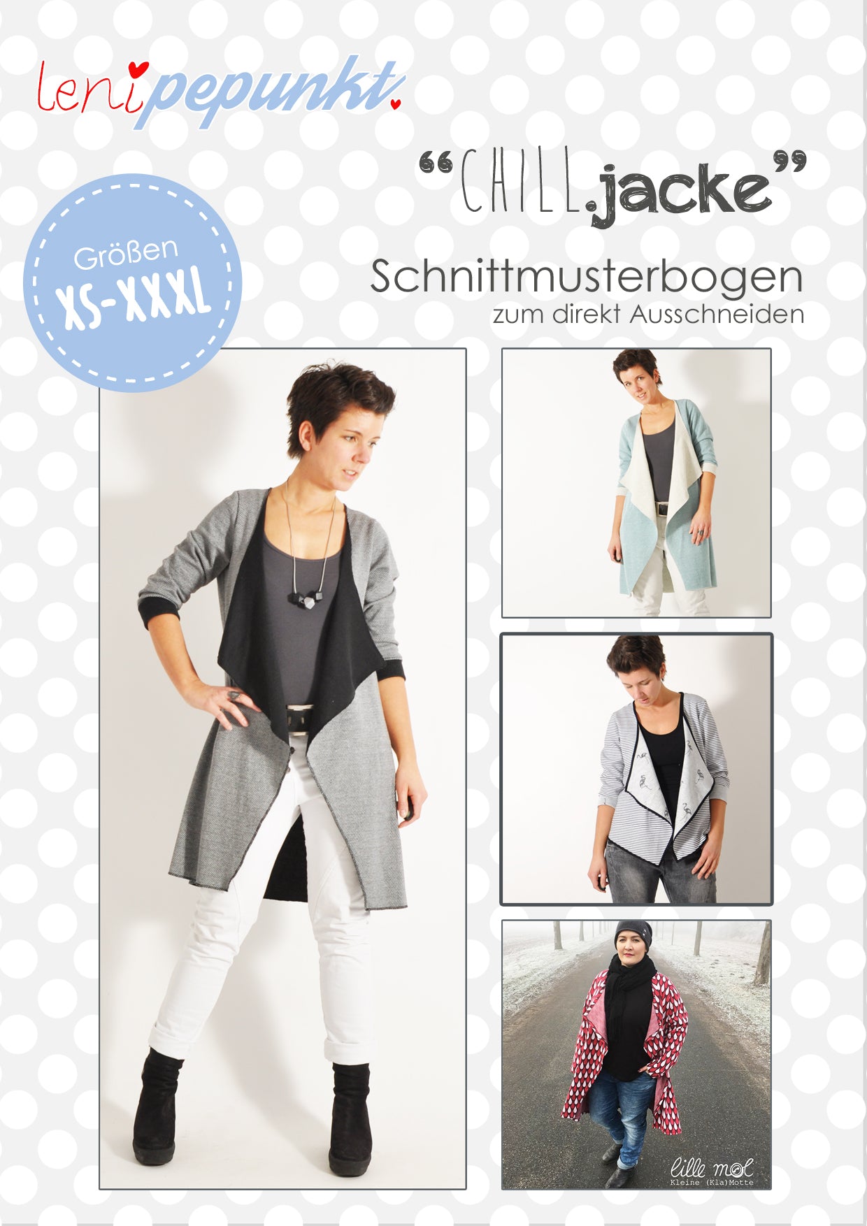 Schnittmuster | CHILL.jacke Damen | Gr. XS - XXXL | Leni PePunkt