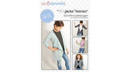 Schnittmuster | CHILL.jacke 4 Teenies | Gr. 128 - 176| Leni PePunkt