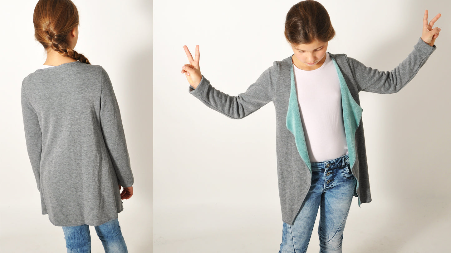 Schnittmuster | CHILL.jacke 4 Teenies | Gr. 128 - 176| Leni PePunkt