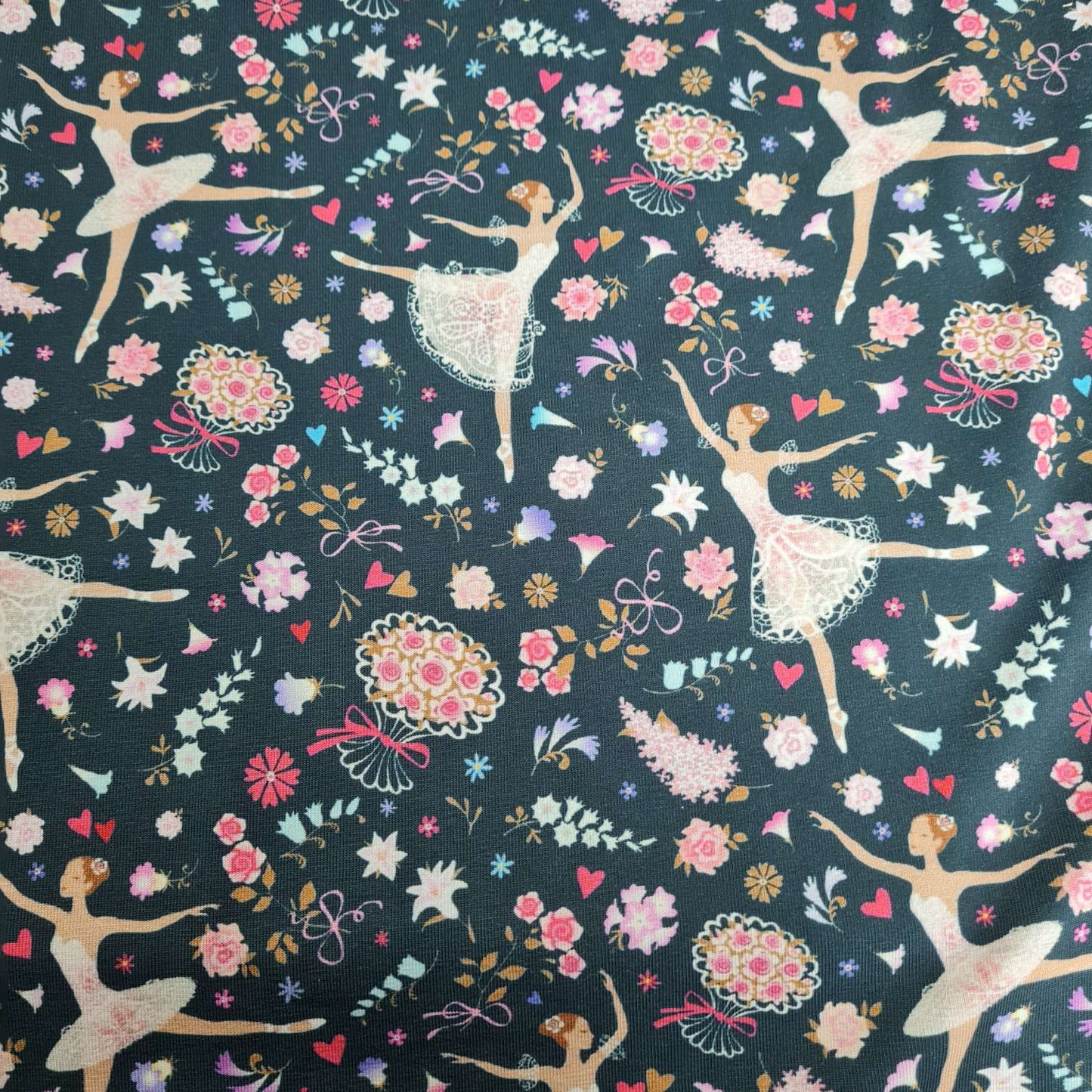 Baumwolljersey | Ballerina | Dunkelblau