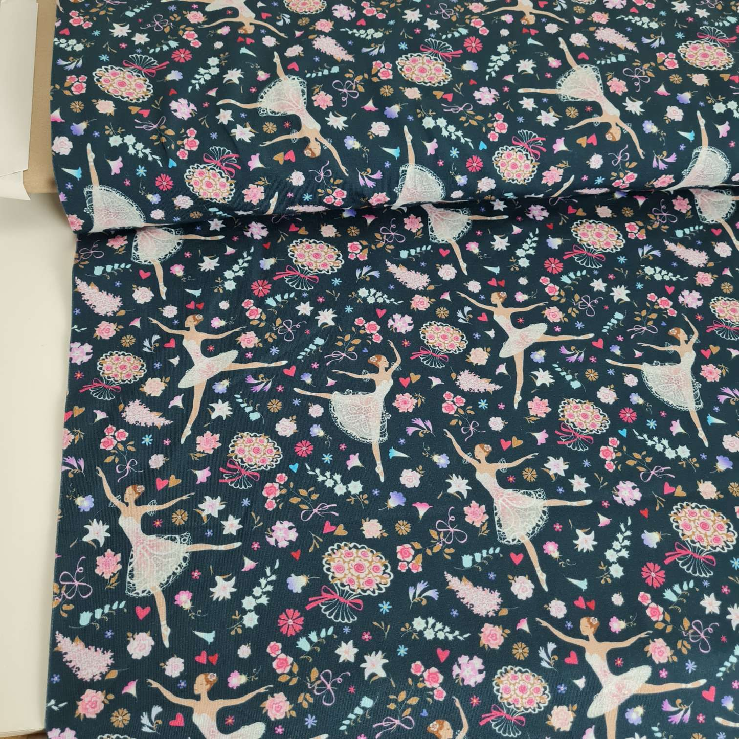 Baumwolljersey | Ballerina | Dunkelblau