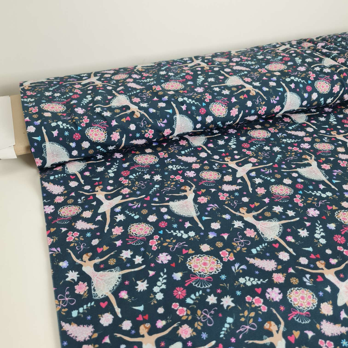 Baumwolljersey | Ballerina | Dunkelblau