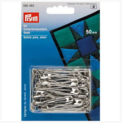 Prym Sicherheitsnadeln | Silber | 50mm | Nr. 3