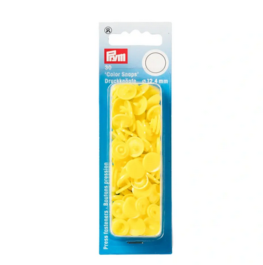 PRYM | Color Snaps | rund | 30 Stück | Gelb