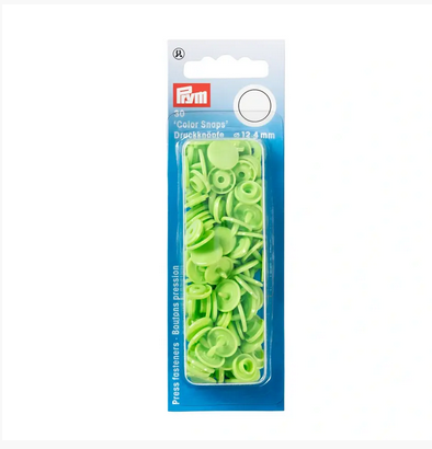 PRYM | Color Snaps | rund | 30 Stück | Grün