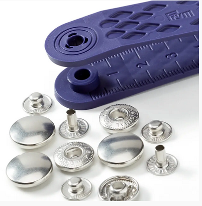 Druckknöpfe | Anorak | 15mm | Silber