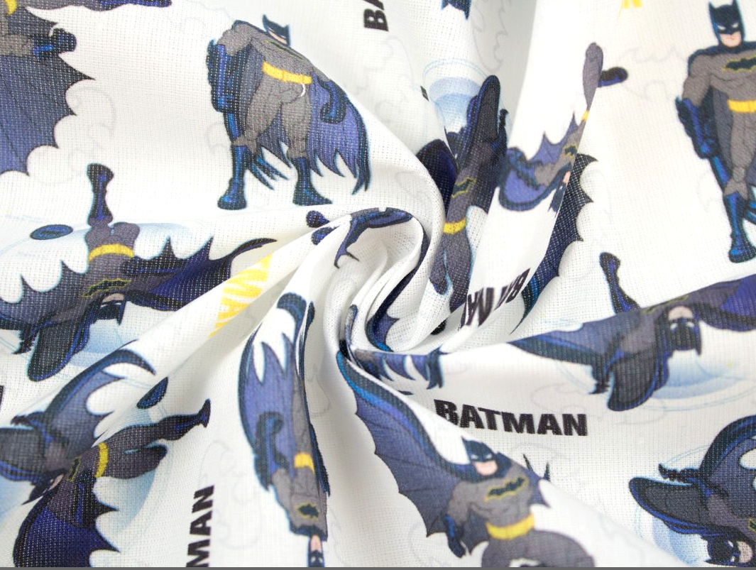 Baumwollwebware | Batman | Weiß