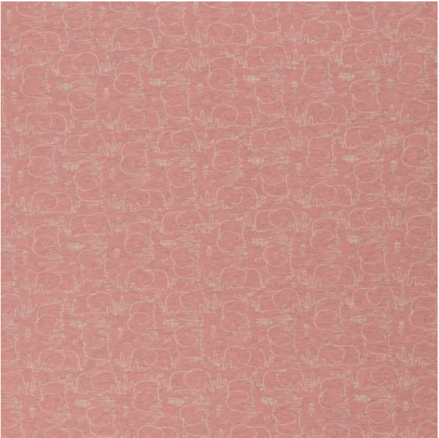 Baumwolljersey | Elefanten | Rosa