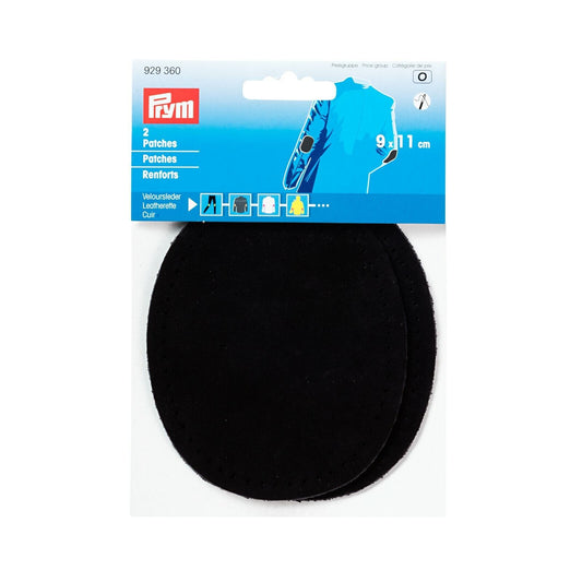 2 Patches Aufnäher | Velourleder | Prym