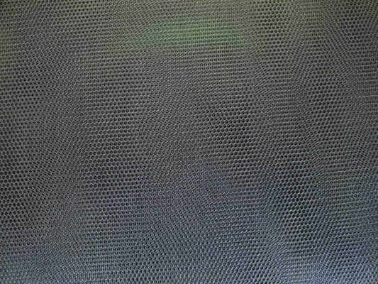 Wabentüll | Schwarz | Uni