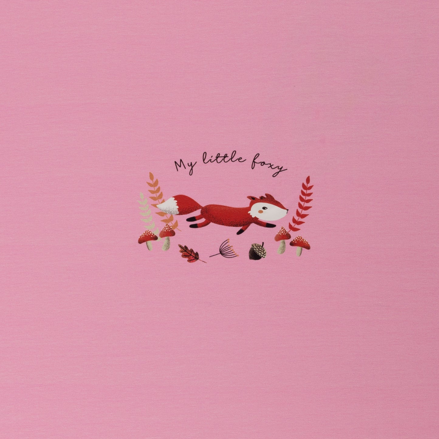Jerseypanel "My little Foxy" rennend- drei Farben