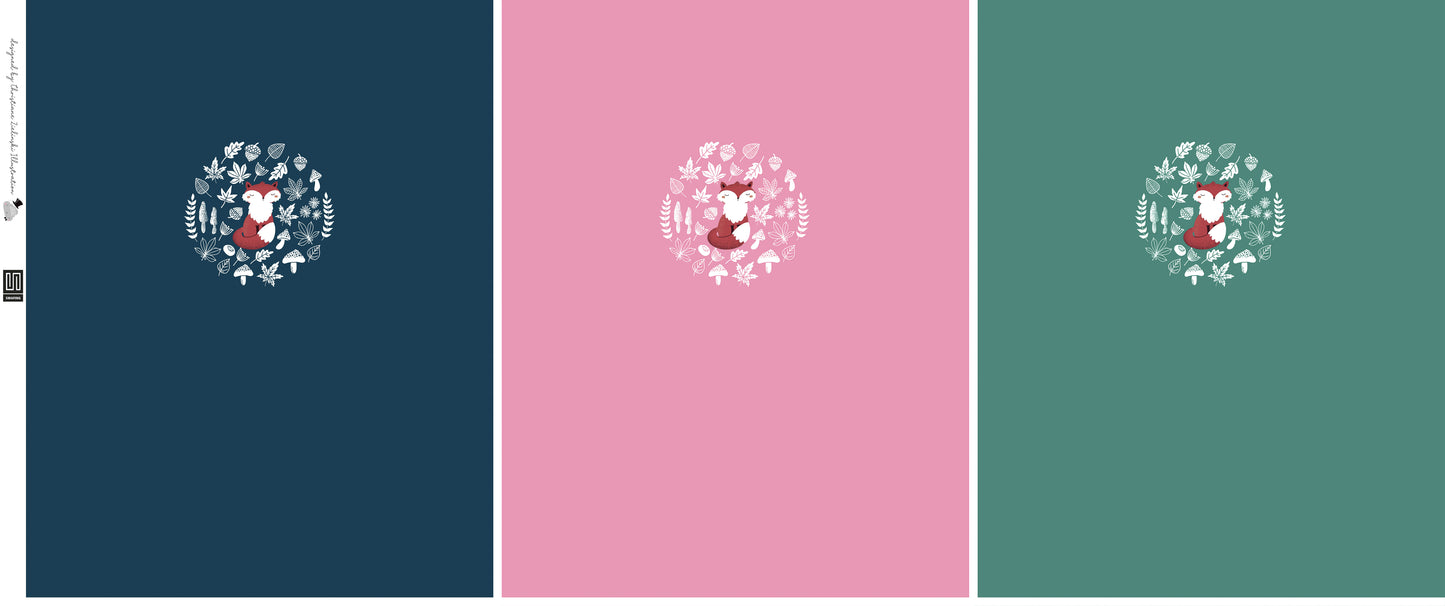 Jerseypanel "My little Foxy" - drei Farben