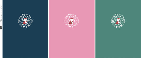 Jerseypanel "My little Foxy" - drei Farben