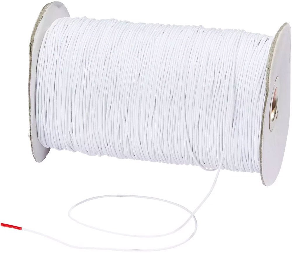 Elastikkordel ca. 1.5mm weiß - Kleekäfer´s Fadenstübchen