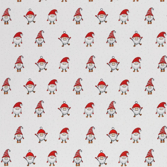 Baumwollwebware | Weihnachtswichtel | Weiß