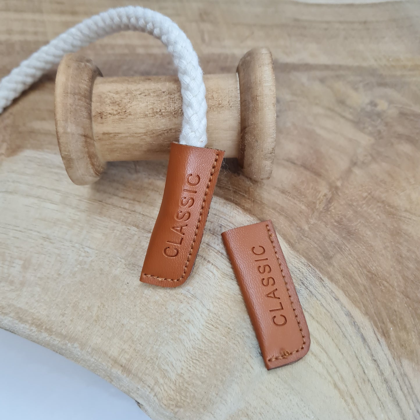 Baumwollkordel | Hoodiekordel | 8 mm | Natur