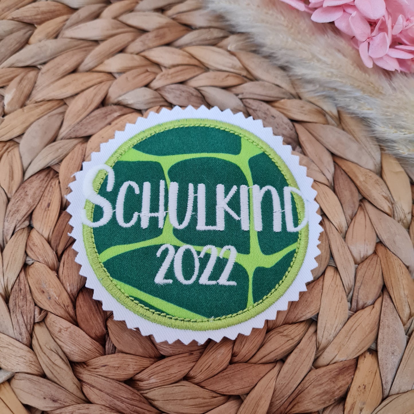 Applikation Aufnäher Button Klettie | Schulkind 2025 | BärRex