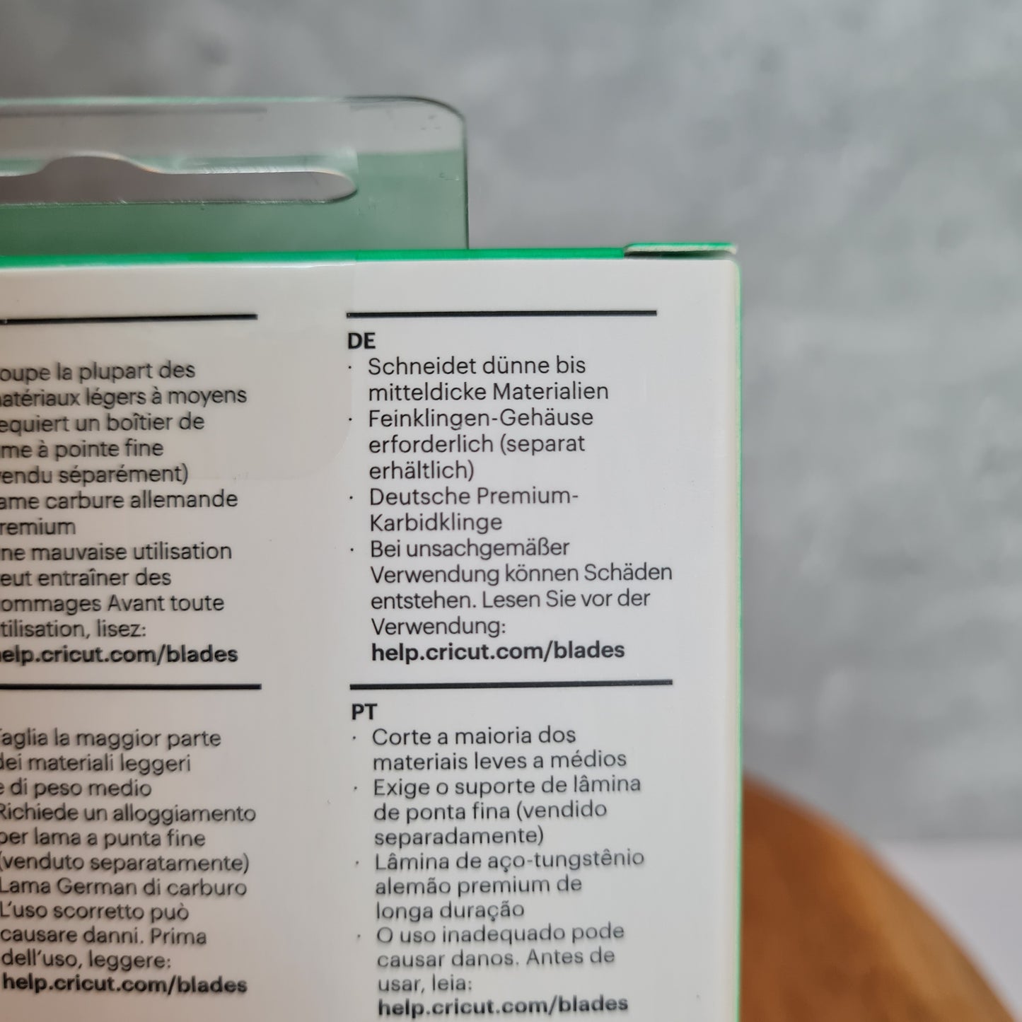 Cricut Premium Fine Point Blade Plottermesser