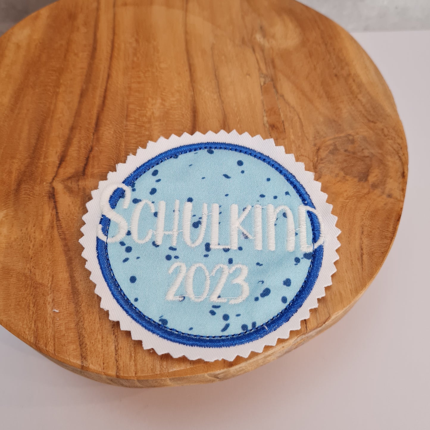 Applikation Aufnäher Button Klettie | Schulkind 2025 | Cloud Wild Horse