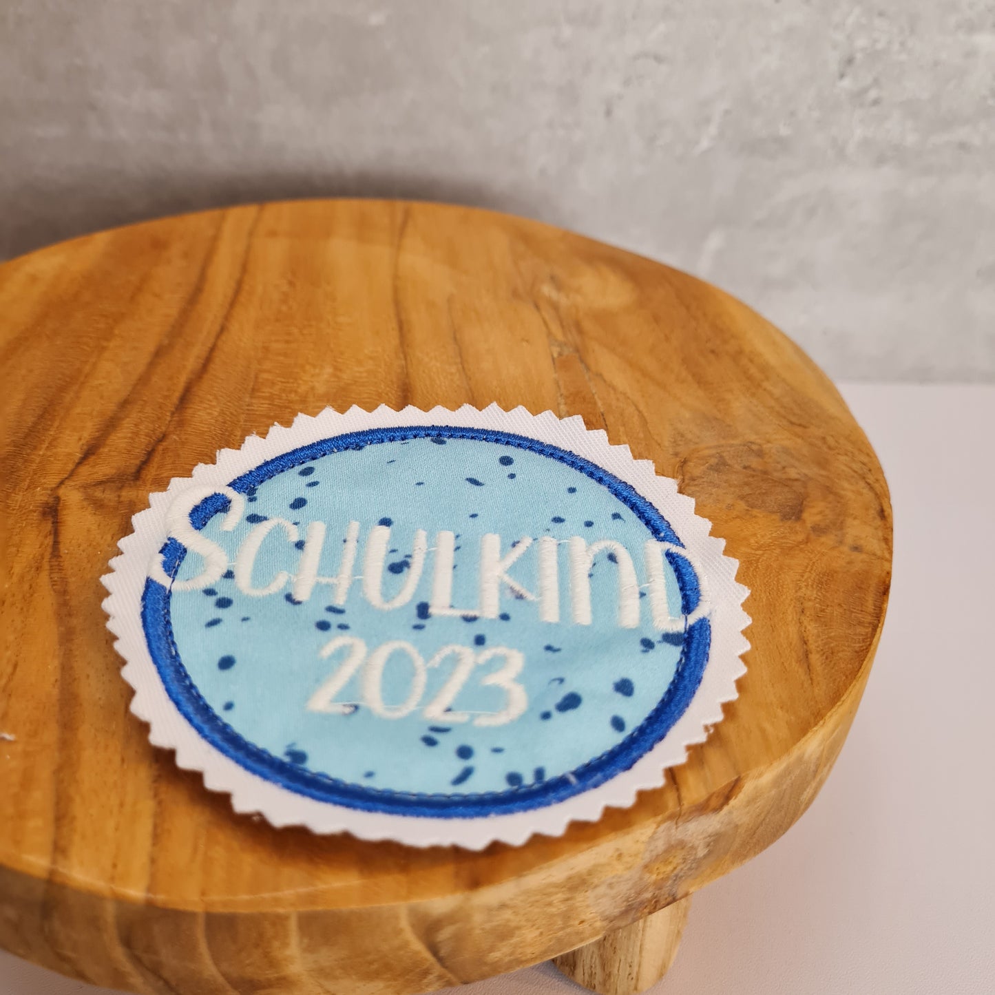 Applikation Aufnäher Button Klettie | Schulkind 2025 | Cloud Wild Horse