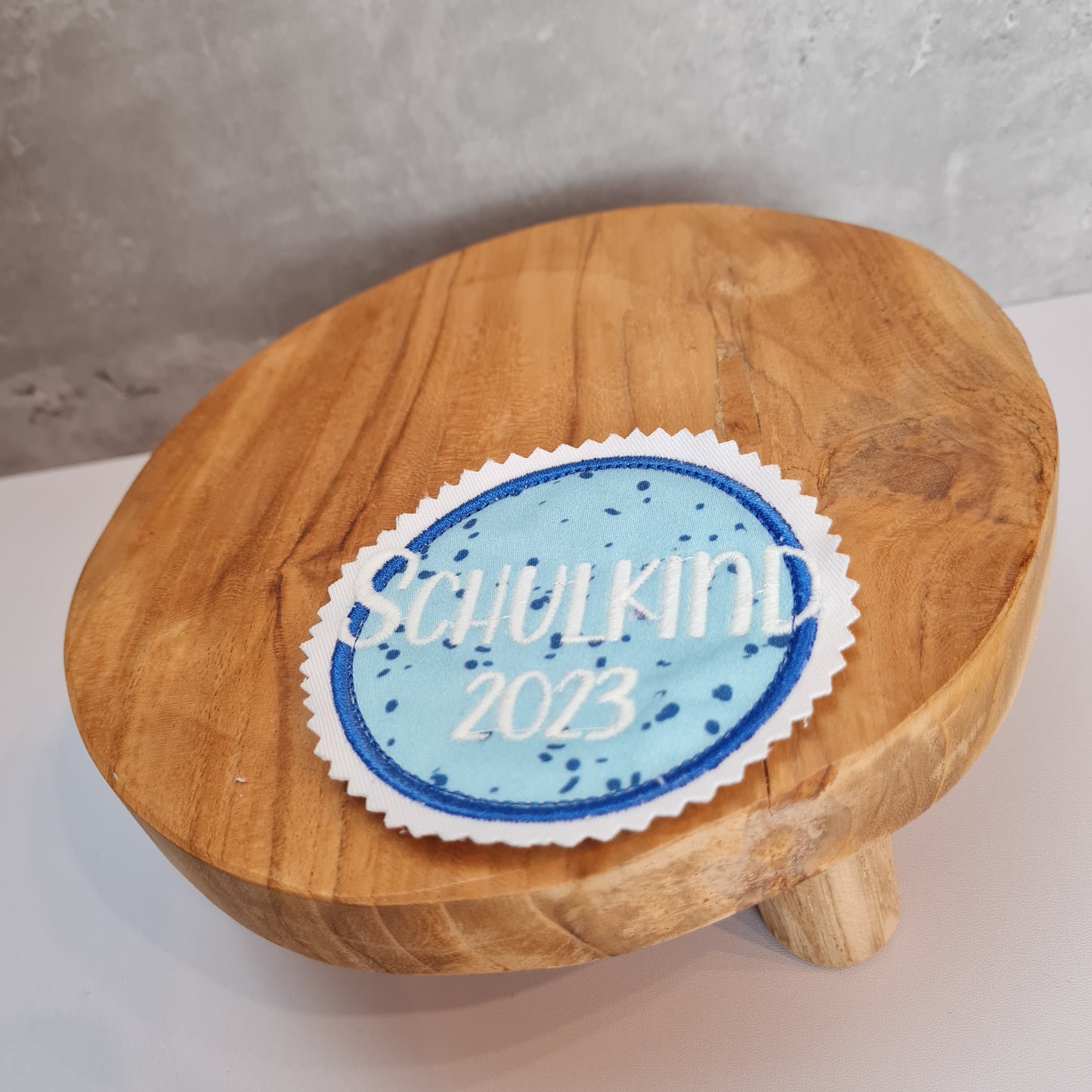 Applikation Aufnäher Button Klettie | Schulkind 2025 | Cloud Wild Horse