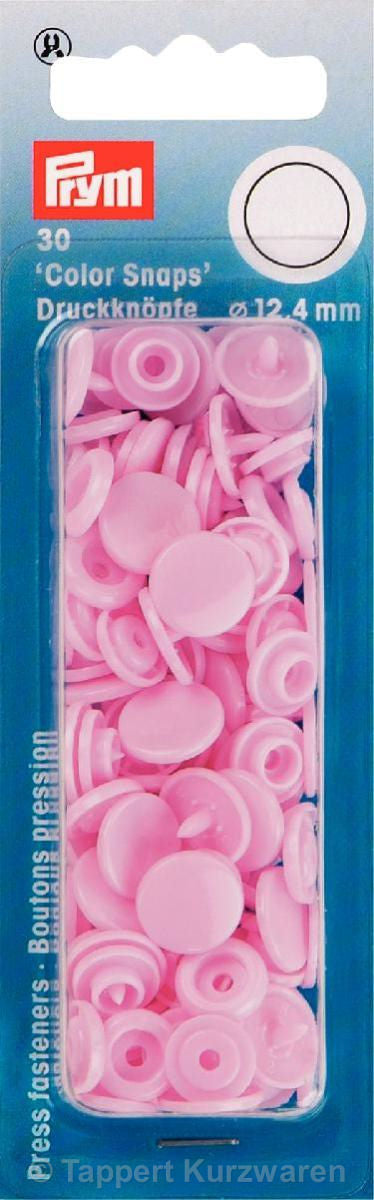 PRYM | Color Snaps | rund | 30 Stück | Rosa