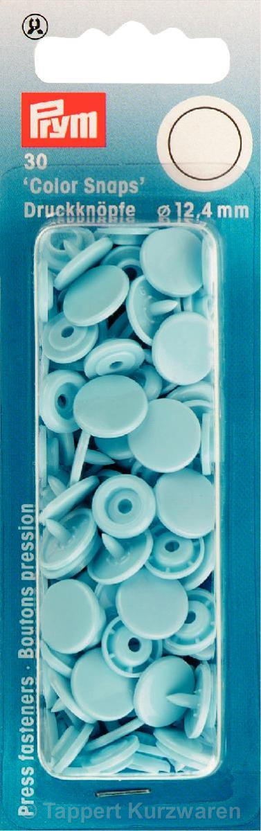 PRYM Color Snaps rund *30 Stück *Hellblau
