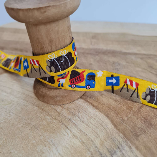 Webband | Bausstelle | Gelb