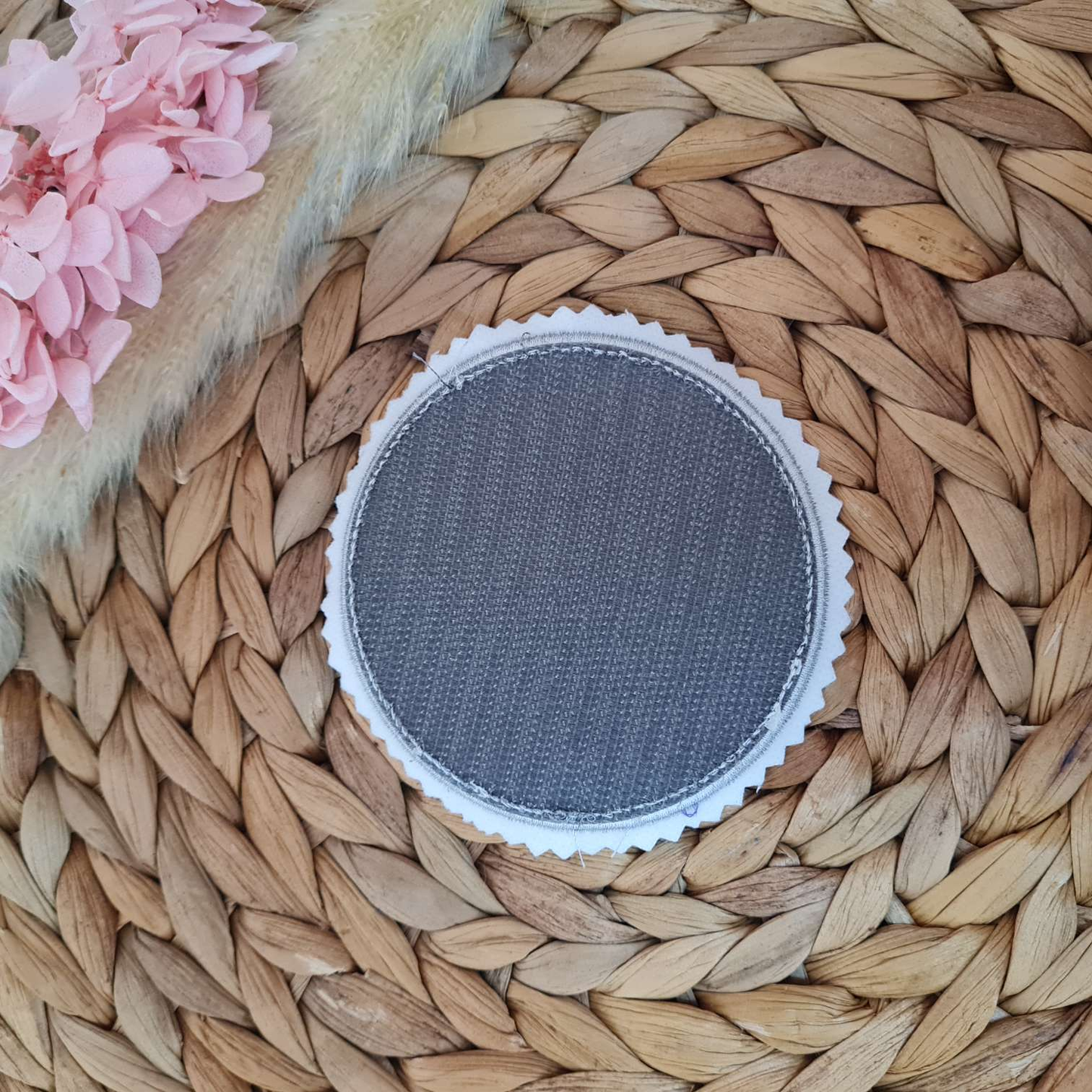 Applikation Aufnäher Button Klettie  | Schulkind 2025 | SupBärHeld | Rund