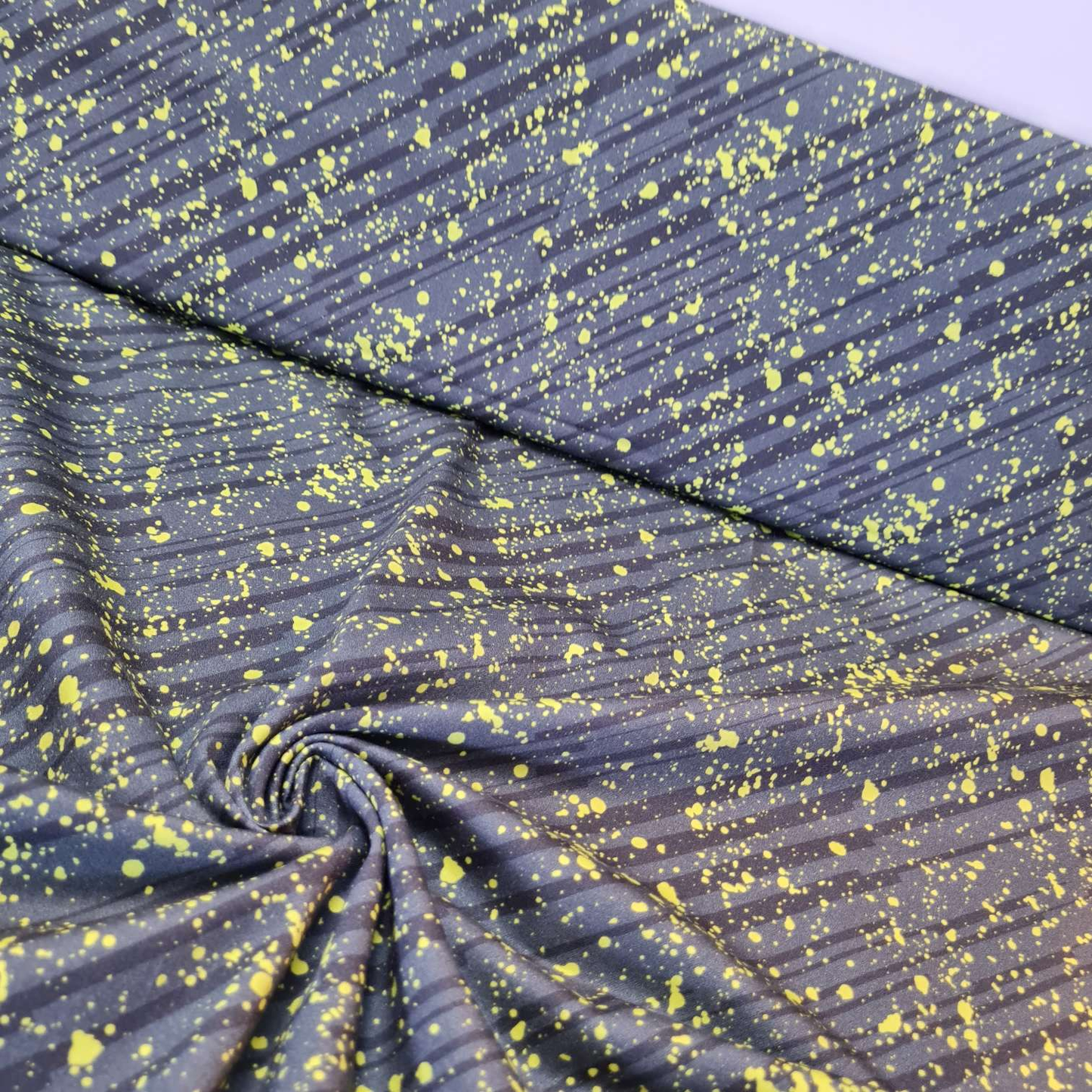 DiY Paket | Stoffpaket | "Mähdreschbär" | Grau Gelb