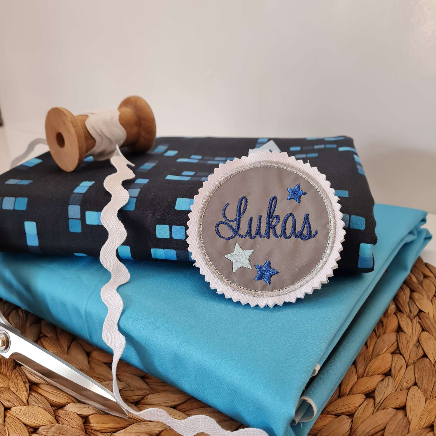 DiY Paket | Stoffpaket | "TiefseetauchBär" | Blau