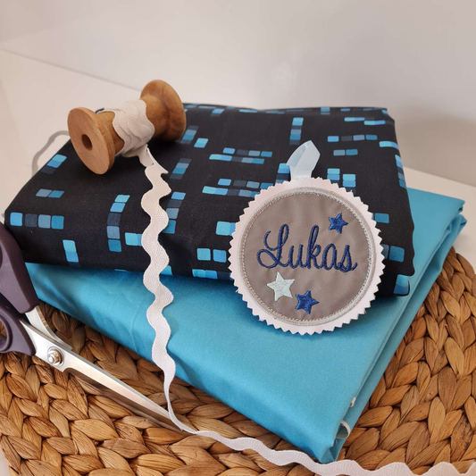 DiY Paket | Stoffpaket | "TiefseetauchBär" | Blau